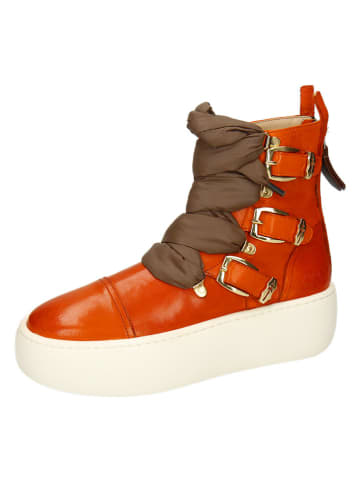 MELVIN & HAMILTON Leren boots "Fiona 1" oranje/bruin