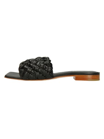 MELVIN & HAMILTON Leren slippers "Eglantine 1" zwart