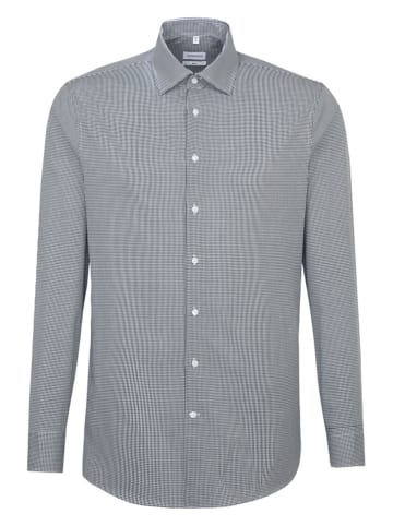 Seidensticker Koszula - Slim fit - w kolorze czarno-białym