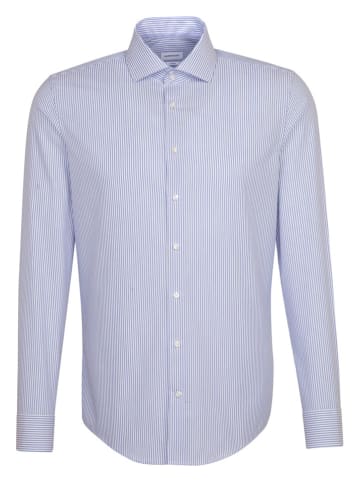 Seidensticker Hemd - Slim fit - in Hellblau/ Weiß