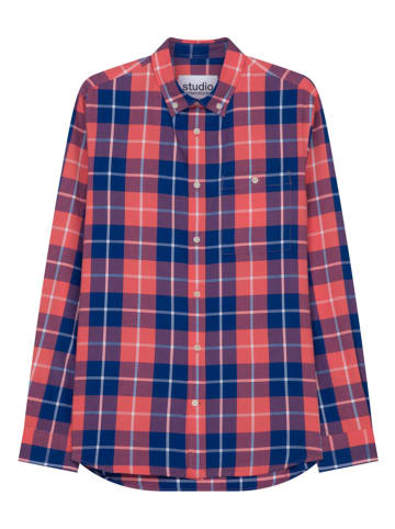 Seidensticker Hemd - Regular fit - in Orange/ Blau