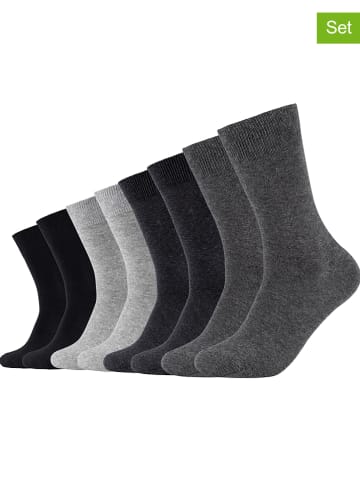 s.Oliver 8-delige set: sokken zwart/grijs/antraciet