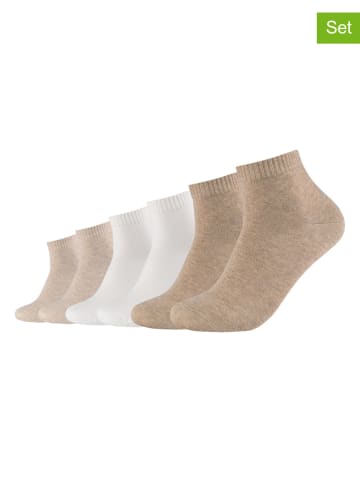 s.Oliver 6-delige set: sokken beige/wit