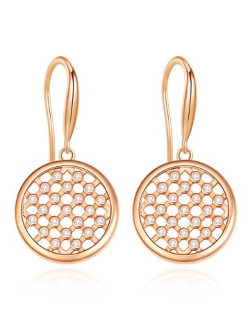 METROPOLITAN Pozłacane kolczyki z kryształami Swarovski