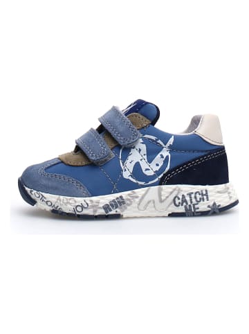 Naturino Skórzane sneakersy "Jesko VL" w kolorze niebieskim