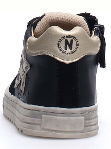 Naturino Leren sneakers "Hess" zwart