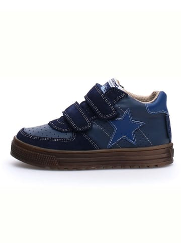 Naturino Leren sneakers "Hess" donkerblauw