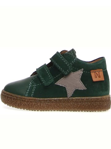 Naturino Leder-Sneakers "Albus Star" in Grün