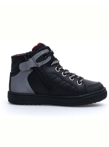 Naturino Skórzane sneakersy "Wisgo" w kolorze czarnym