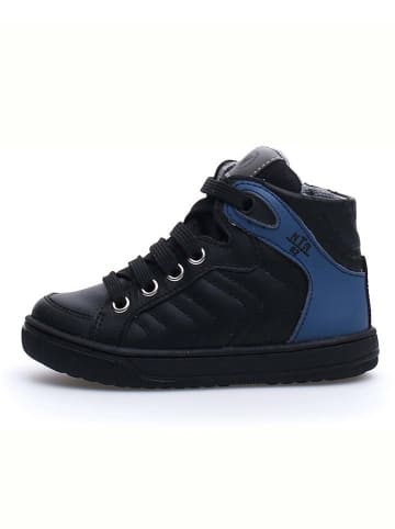 Naturino SkÃ³rzane sneakersy "Wisgo" w kolorze czarno-granatowym