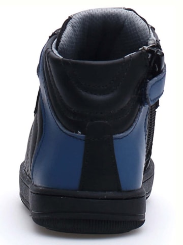 Naturino SkÃ³rzane sneakersy "Wisgo" w kolorze czarno-granatowym