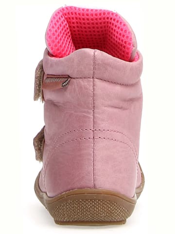 Naturino Leder-Boots "Leoti" in Rosa
