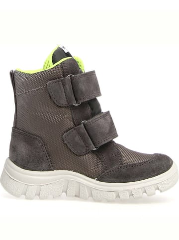 Naturino Leder-Boots "Geminae" in Grau