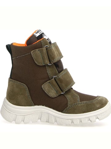Naturino Leren boots "Geminae" kaki