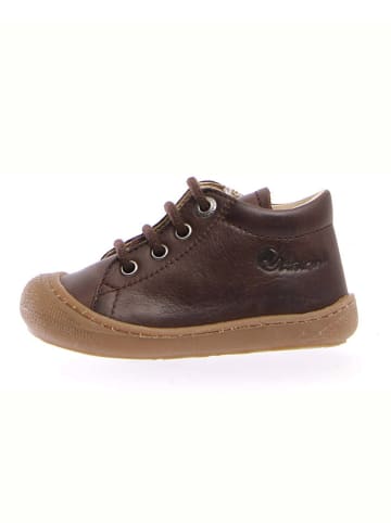 Naturino Skórzane buty "Cocoon" w kolorze brązowym do nauki chodzenia