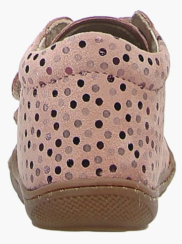 Naturino Skórzane buty "Cocoon" w kolorze jasnoróżowym do nauki chodzenia