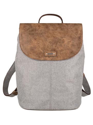 Zwei Rucksack "Olli O13" in Hellgrau - (B)31 x (H)36 x (T)15 cm
