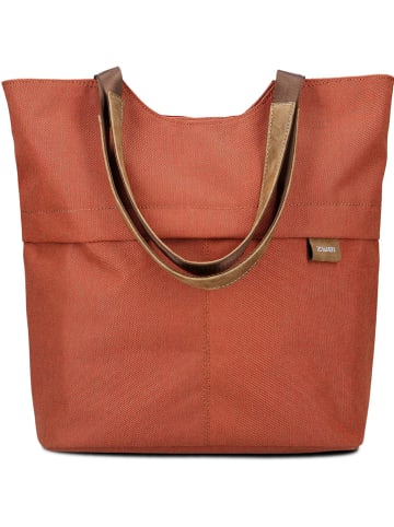 Zwei Shopper "Olli OT15" in Cognac - (B)37 x (H)41 x (T)16 cm
