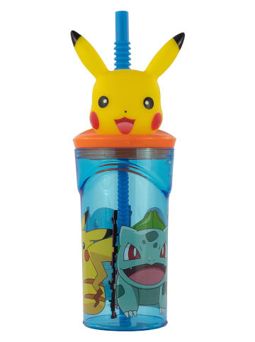 Pokémon Trinkbecher "Pokémon" mit 3D-Figur in Blau/ Gelb - 360 ml