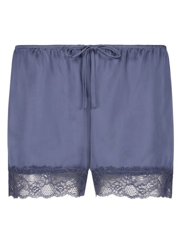 Hunkemöller Pyjama-Shorts in Blau