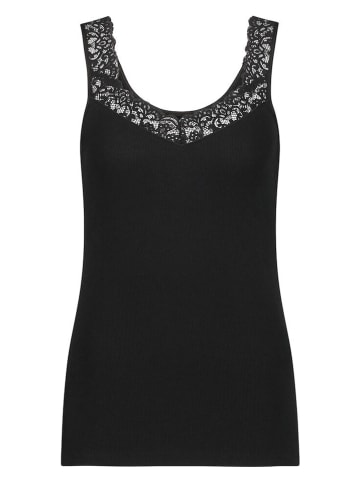 Hunkemöller Pyjama-Top in Schwarz