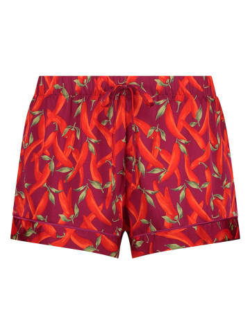 Hunkemöller Pyjama-Shorts in Rot