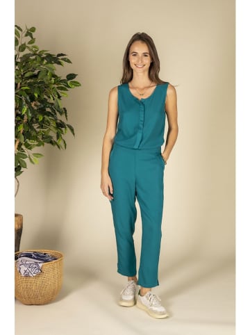 Captain Tortue Jumpsuit in Petrol