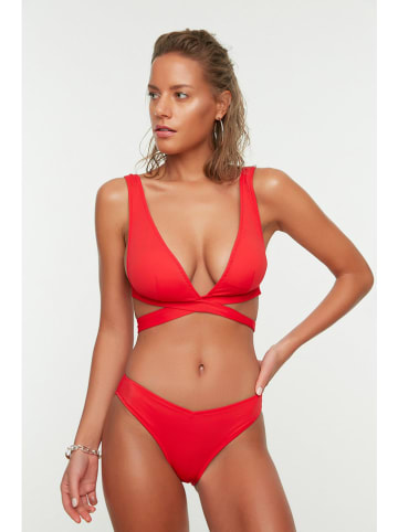 trendyol Bikini-Hose in Rot