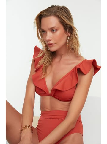 trendyol Bikini-Oberteil in Rot