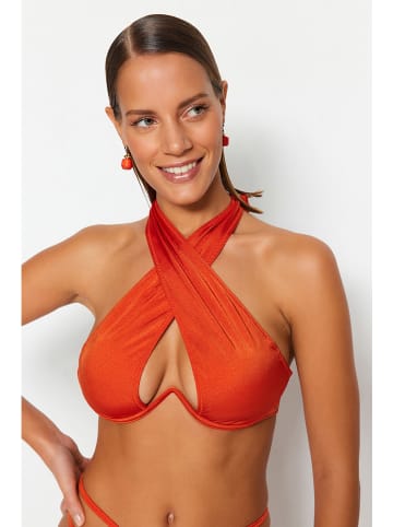 trendyol Biustonosz bikini w kolorze pomarańczowym