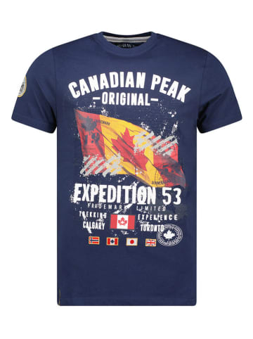 Canadian Peak Koszulka "Jitcheneak" w kolorze granatowym