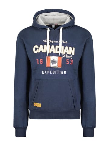 Canadian Peak Hoodie "Guitreak" donkerblauw