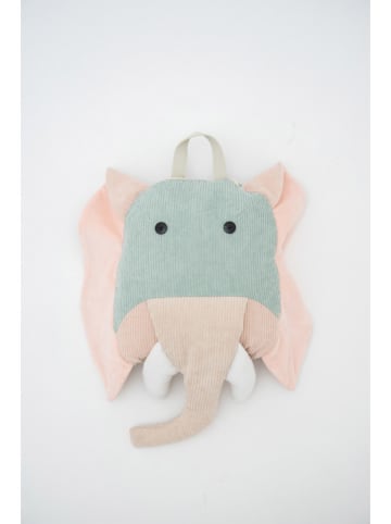 Crochetts Koc 2w1 "Elephant" w kolorze turkusowym