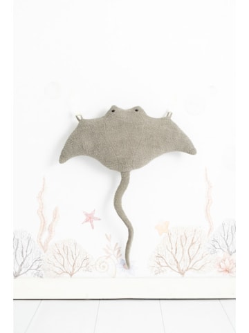 Crochetts Dekoracja ścienna "Stingray" w kolorze szarym
