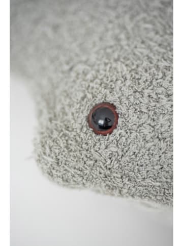 Crochetts Wandobjekt "Rochen" in Grau