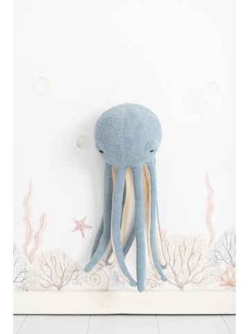 Crochetts Wandobject "Maxi Octopus" lichtblauw