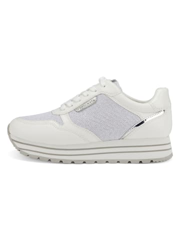 Tamaris Sneakers in Silber/ Weiß