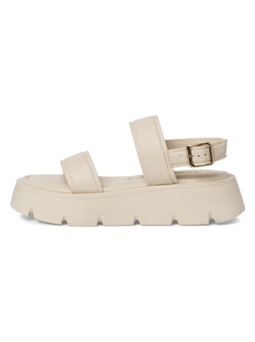 Tamaris Leren sandalen beige