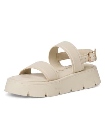 Tamaris Leren sandalen beige