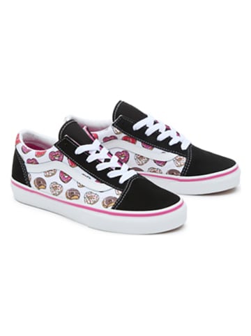 Vans Sneakersy "JN Old Skool" w kolorze czarno-białym ze wzorem