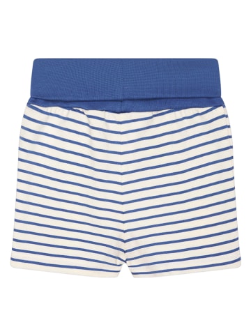 Steiff Shorts in Blau/ Weiß