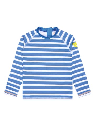 Steiff Zwemshirt blauw/wit