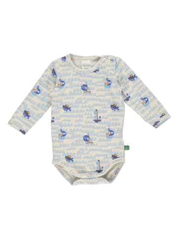 Fred´s World by GREEN COTTON Body in Creme/ Blau