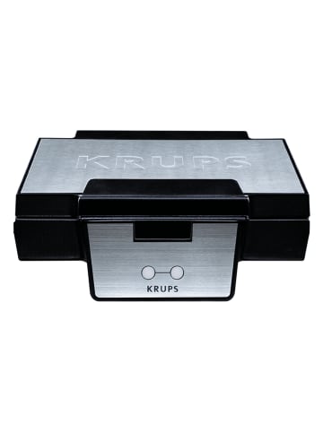 Krups Sandwichtoaster "FDK252" in Schwarz/ Silber