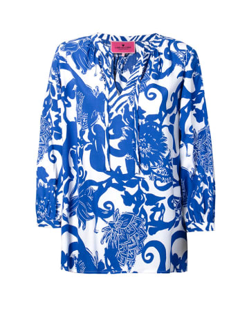 LIEBLINGSSTÜCK Bluse "Elysia" in Blau/ Weiß