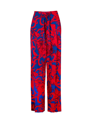 LIEBLINGSSTÜCK Spodnie "LS" w kolorze niebiesko-czerwonym