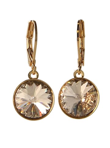 Otazu Vergold. Ohrringe mit Swarovski Kristallen