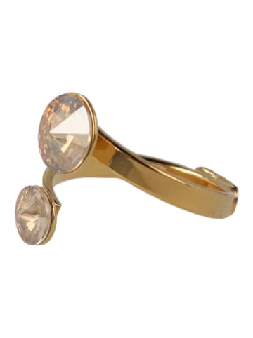 Otazu Vergold. Ring mit Swarovski Kristallen