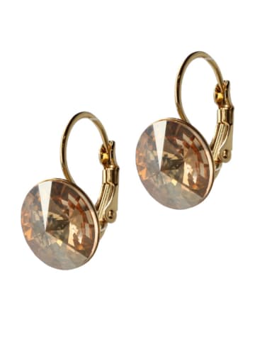 Otazu Vergold. Ohrringe mit Swarovski Kristallen