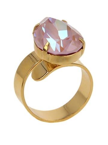 Otazu Vergold. Ring mit Swarovski Kristallen